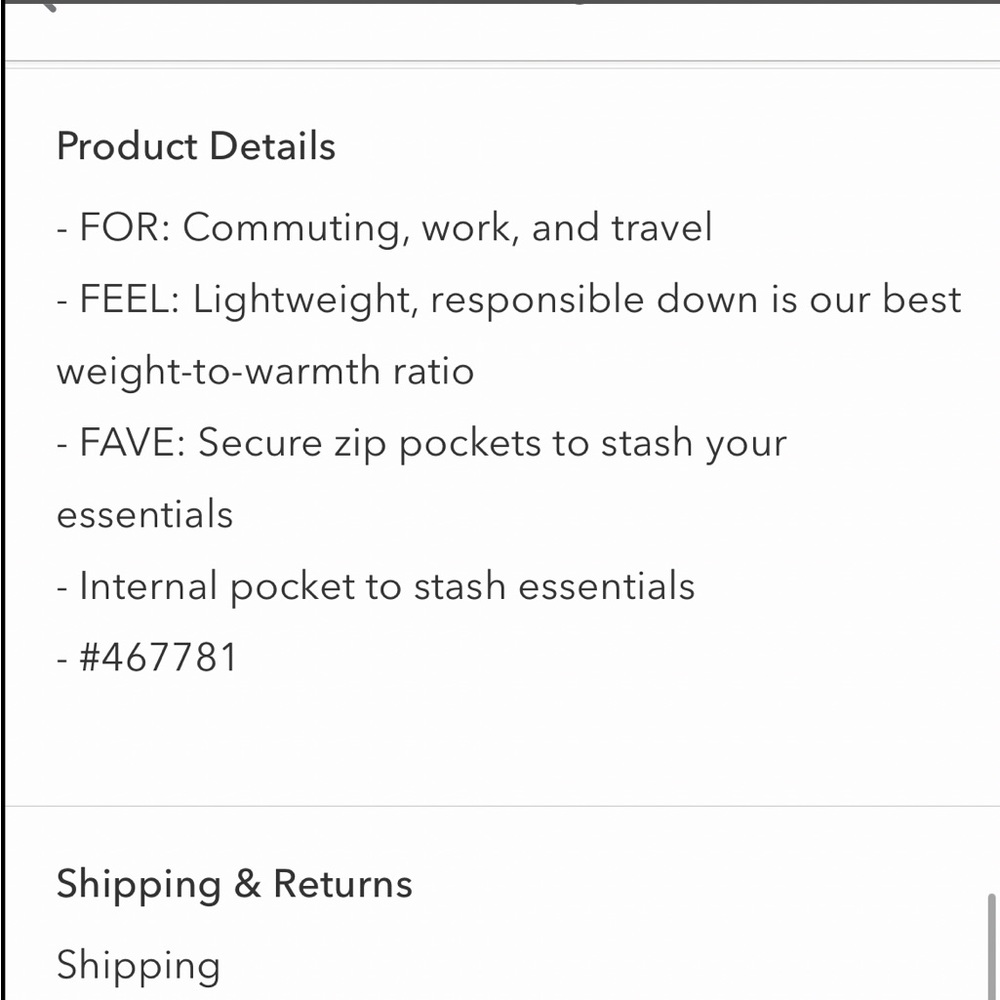 Athleta Summit Down Puffer Bomber Jacket - image 7